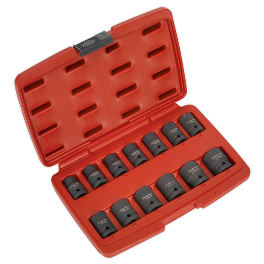 Sealey Impact Socket Set 13 Pieces 1/2" Square Drive Total Drive AK5613TD