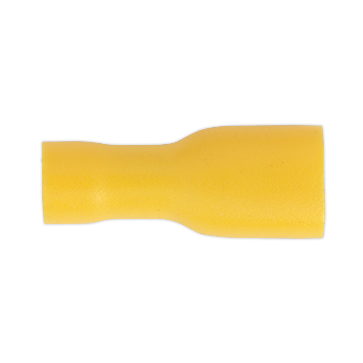 Sealey 6.3mm Female Terminal Yellow Fully Insulated 12-10 AWG - Pack of 100 YT11