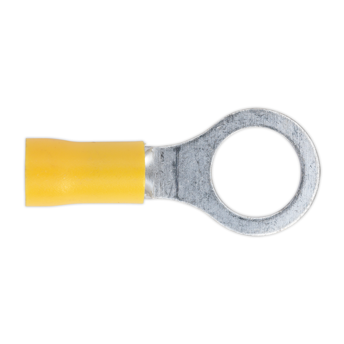 Sealey Easy Entry Ring Terminal 10.5mm Electrical Yellow Pack of 100 Pieces YT16