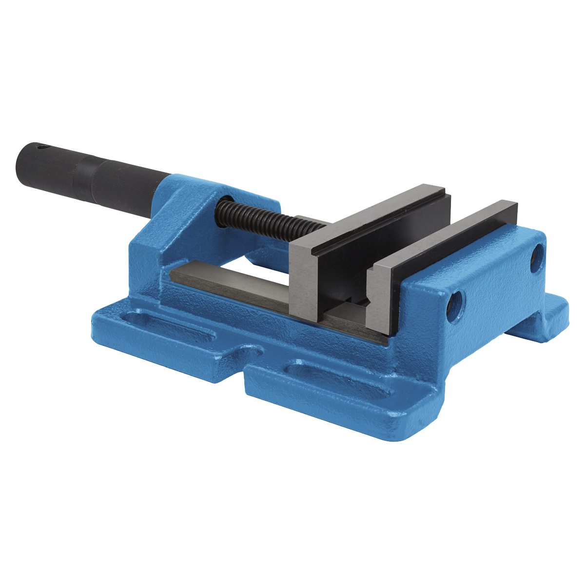 Sealey 120/130mm Super Drill Vice Fitted With Replaceable Jaws Blue 120DV