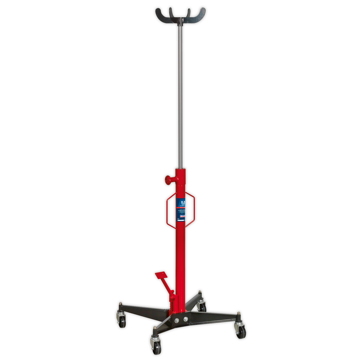 Sealey High-Speed Lift To Gearbox Transmission Jack 0.3 Tonne Vertical 300ETJ