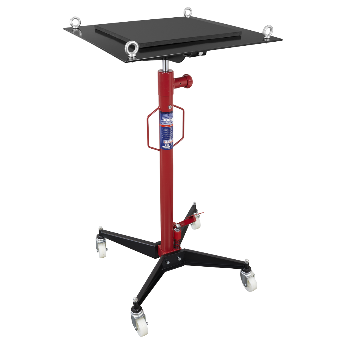 Sealey Adjustable Gearbox Support Transmission Jack 0.3 Tonne Vertical 300TR