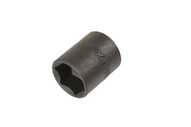 LASER 2014 Socket Wrench Insert 1/2" Drive 23mm Spanner Chrome Vanadium Steel