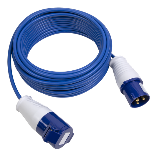 Sealey Extension Lead Cable 14m Length 230V 16A 1.5mm IP44 Rated Blue EL1523016