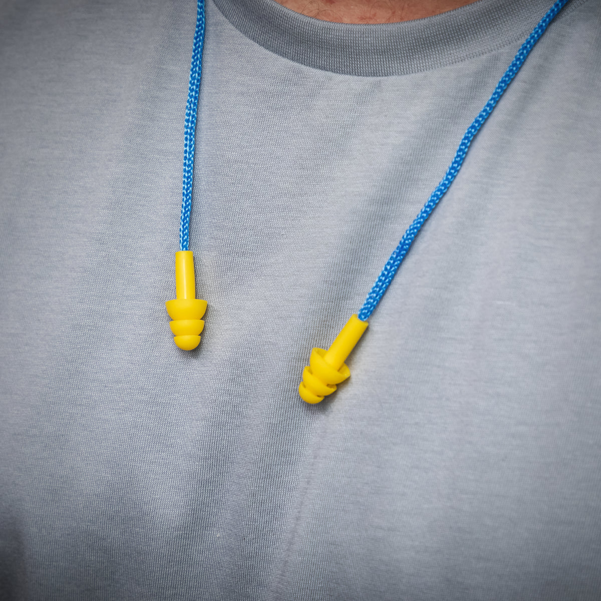 Sealey Corded Ear Plugs Flange Soft Re-Usable Anti Noise Safety Protection 402/1