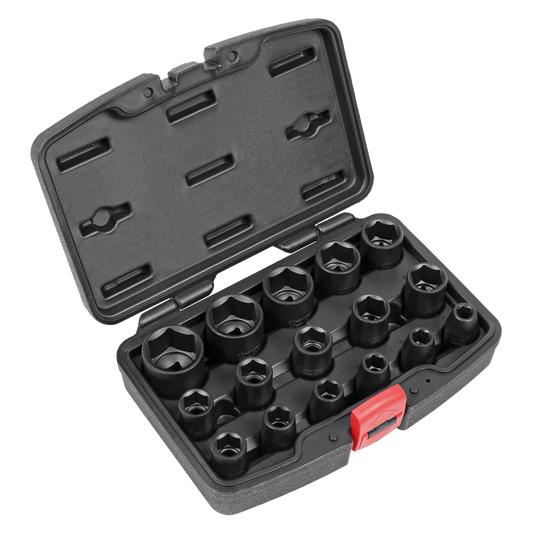 Sealey Impact Socket Set in Storage Case 16 Pieces 1/2" Square Drive AK5624M