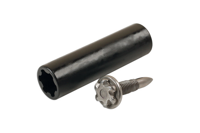 LASER 7177 Star Body Fixing Socket 1/4" Drive M5 x 14 mm Chrome Vanadium Tool