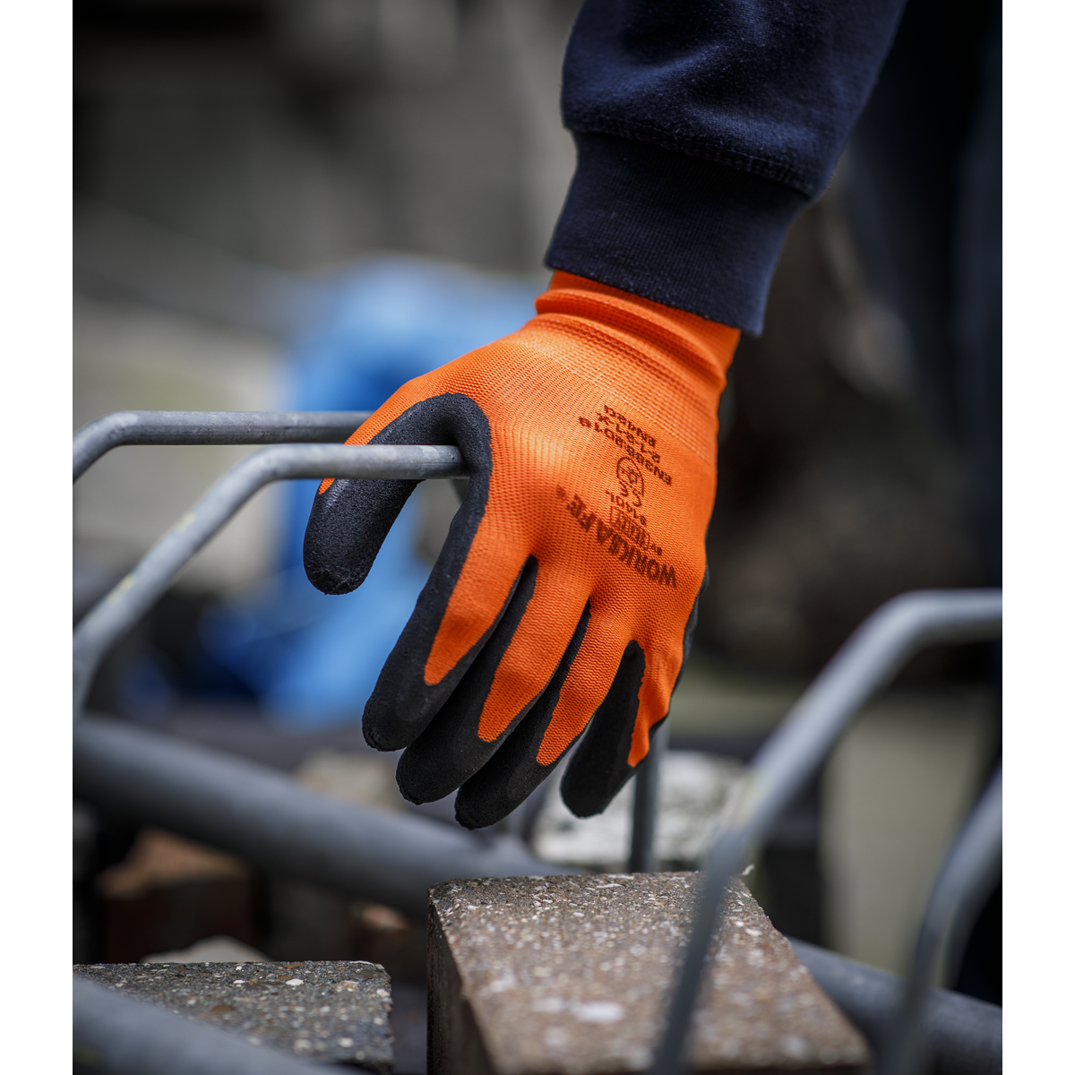 Sealey Foam Latex Grippa Gloves Lightweight Design (Large) - Pair 9140L