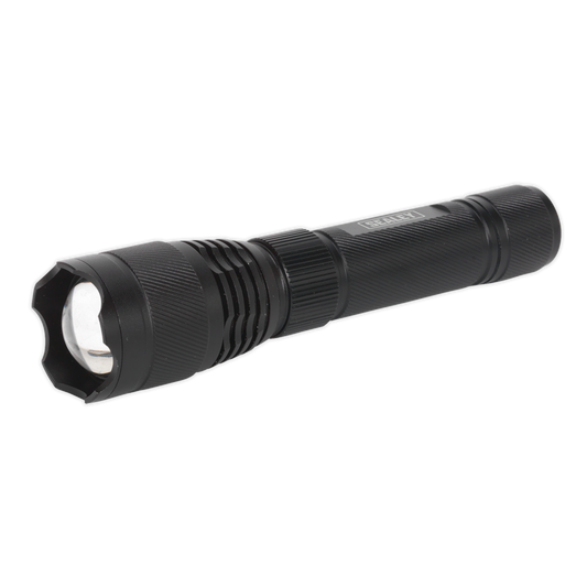 Sealey Aluminium Torch 10W T6 CREE LED Rechargeable With USB Port LED449
