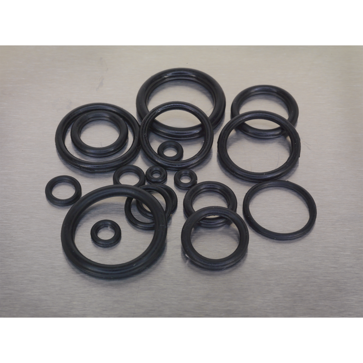 Sealey O Rings 225 Pieces Assorted Rubber Metric 3.5-21mm x 1.5-3.5mm AB004OR