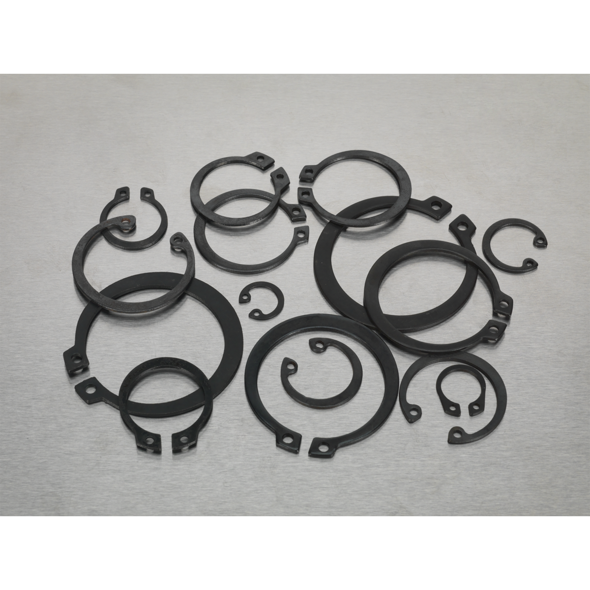Sealey Circlip Assortment 200 Pieces Internal & External Metric AB017CC