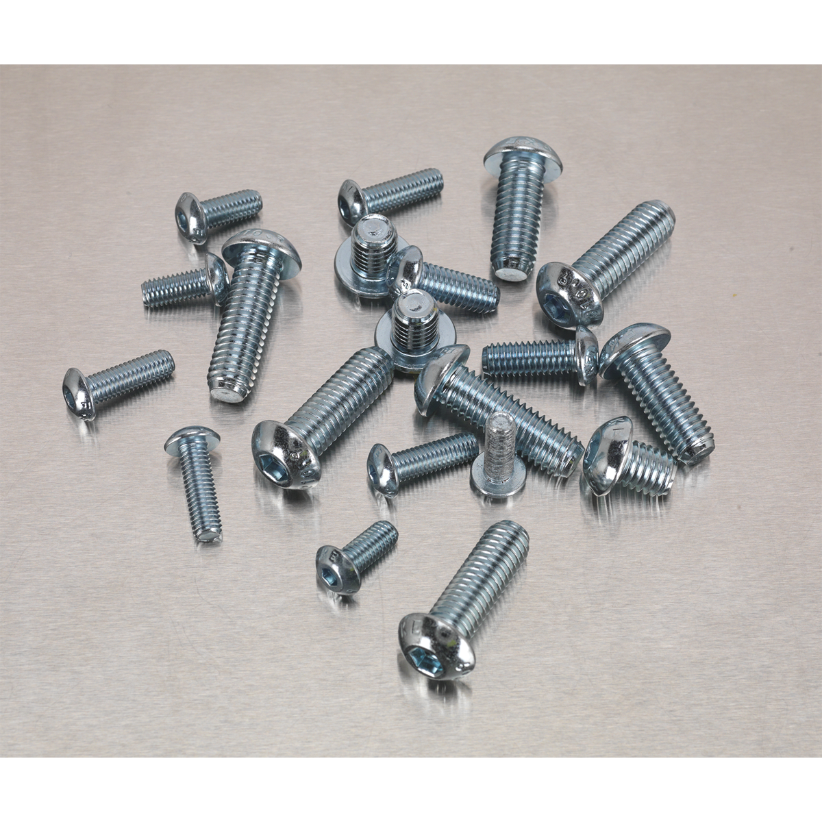Sealey Socket Screw Assortment 108 Pcs M5-M10 Button Head High Tensile AB053BH