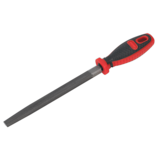 Sealey Half-Round Engineers File 200mm Comfort Grip With Hanging Hole AK5731
