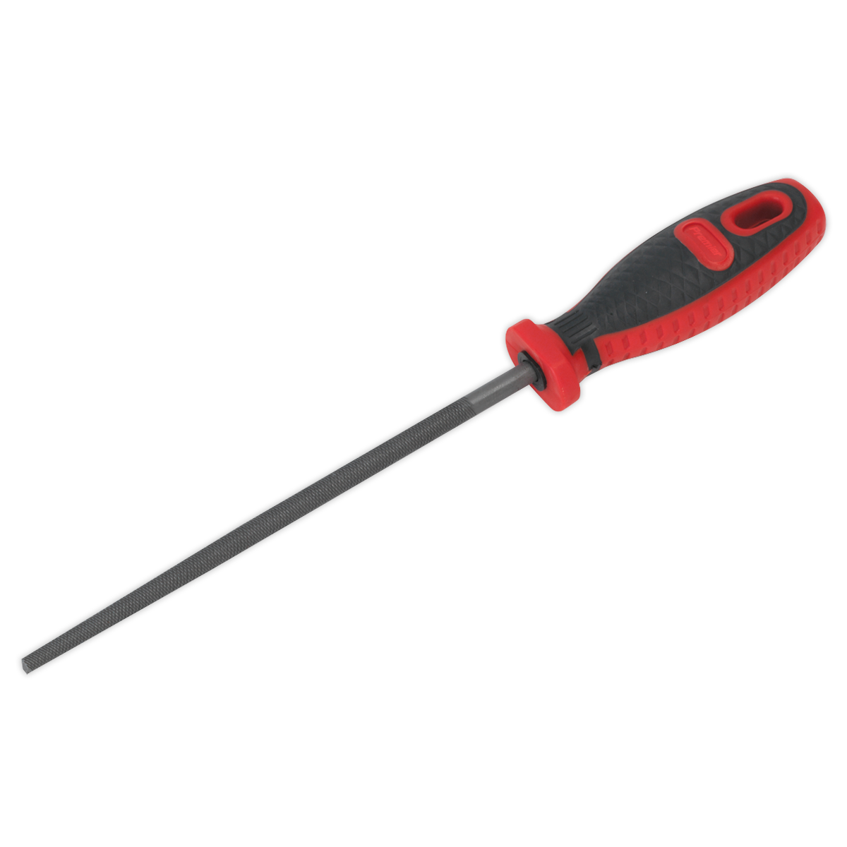 Sealey Round Engineers File 200mm Comfort Grip Handle With Hanging Hole AK5732