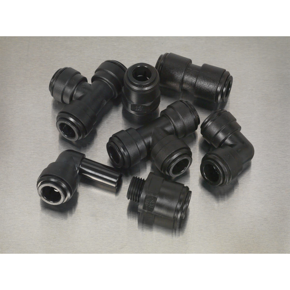Sealey Speedfit Coupling Assortment 20 Pieces 10mm Metric - Black AB070JG