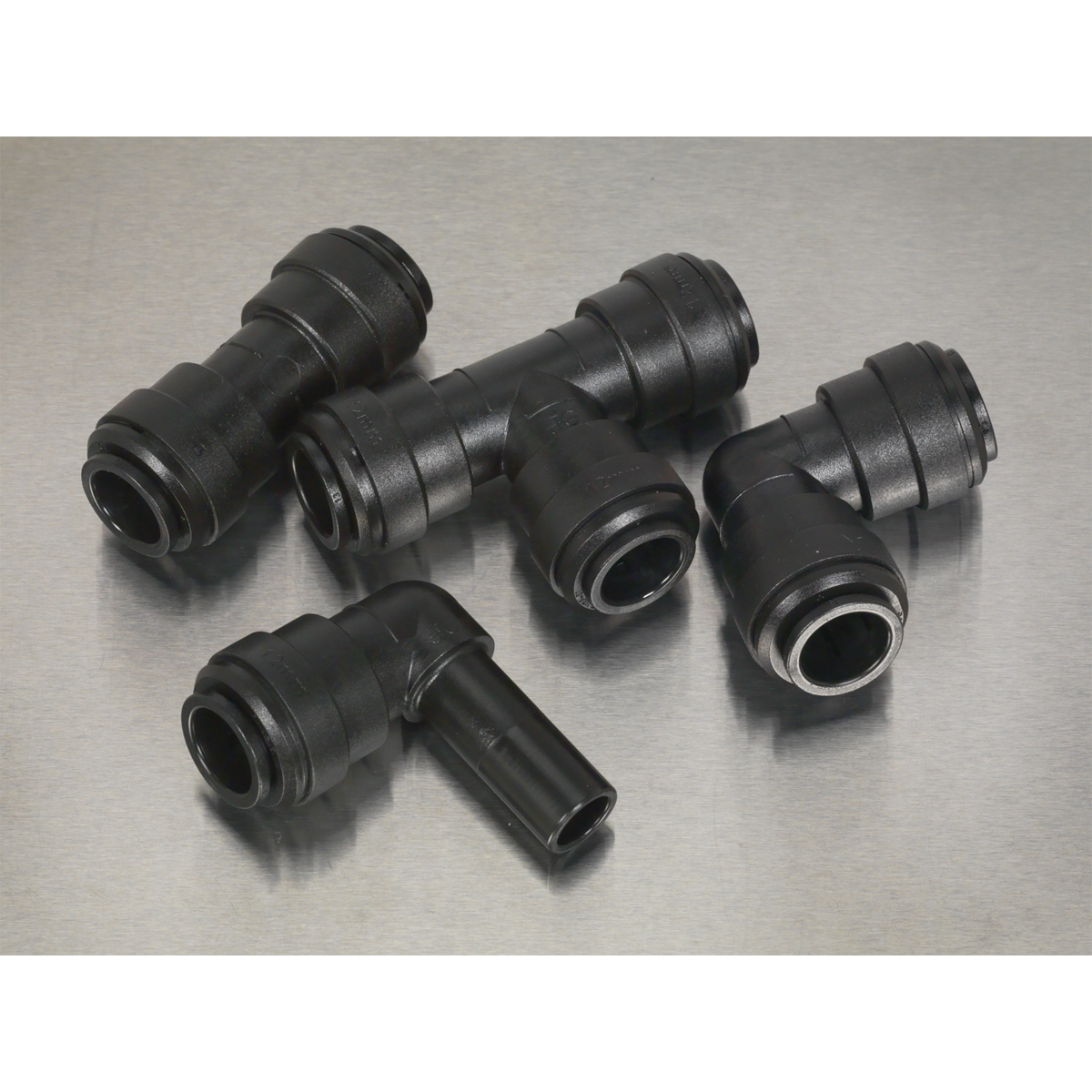 Sealey Speedfit Coupling Assortment 15 Pieces 12mm Metric - Black AB071JG