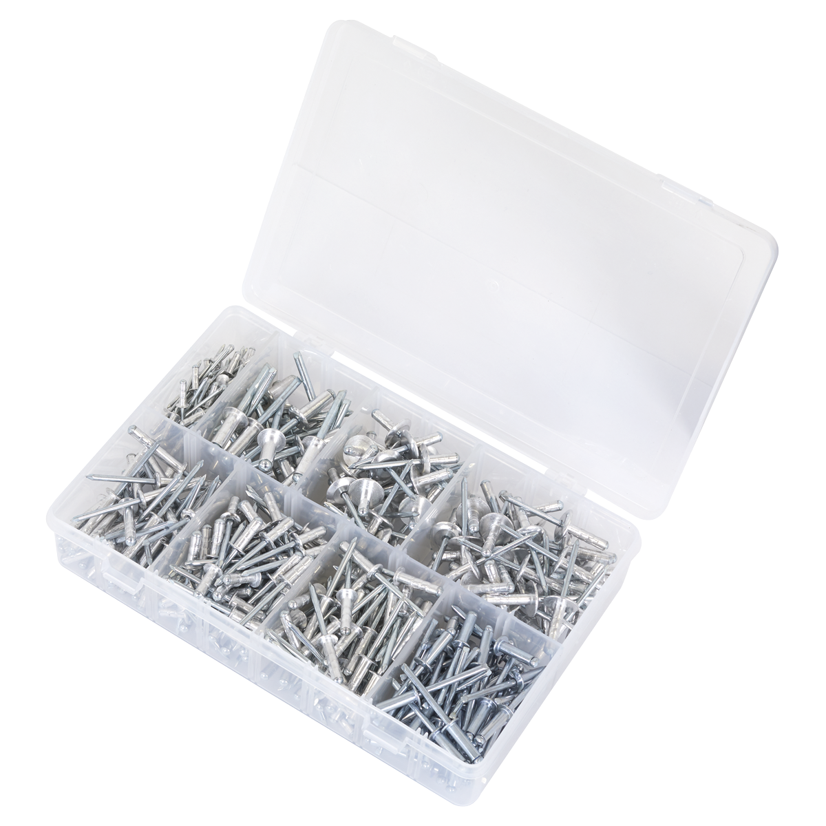 Sealey Aluminium Rivet Assortment 335 Pieces Multipurpose With Box AB079AR