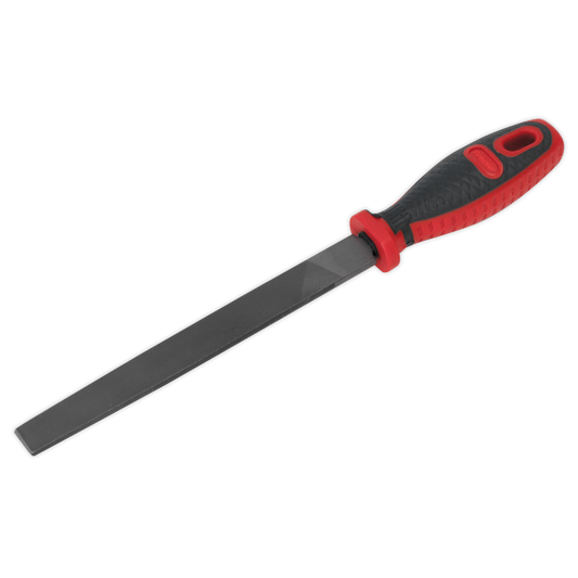 Sealey Flat Engineers File With Comfort Grip Handle & Hanging Hole 200mm AK5735