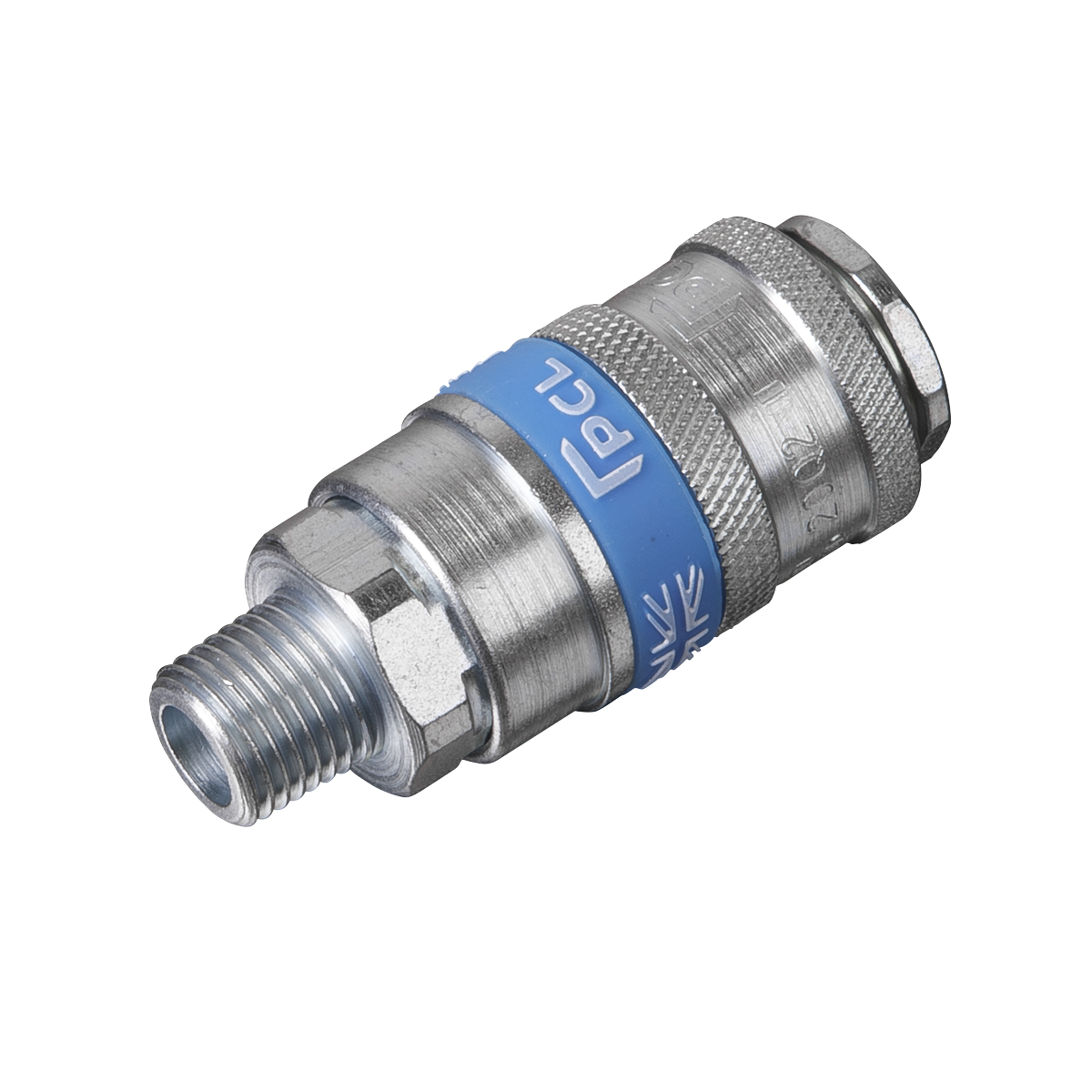 Sealey Coupling Body Male 1/4" BSPT Free Airflow Rate at 100psi 35-43cfm AC01