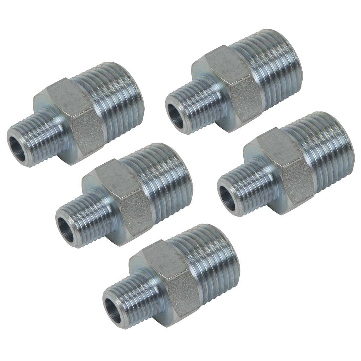 PCL Reducing Union 1/2" BSPT To 1/4" BSPT 5 Pieces For Workshop Agricultural Use