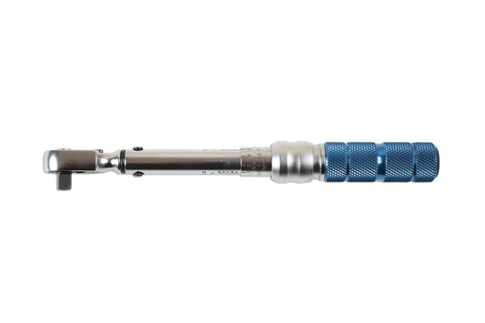 LASER 7233 Torque Wrench 1/4" Drive 2-10 Nm Reversible Metal Ratchet Tool