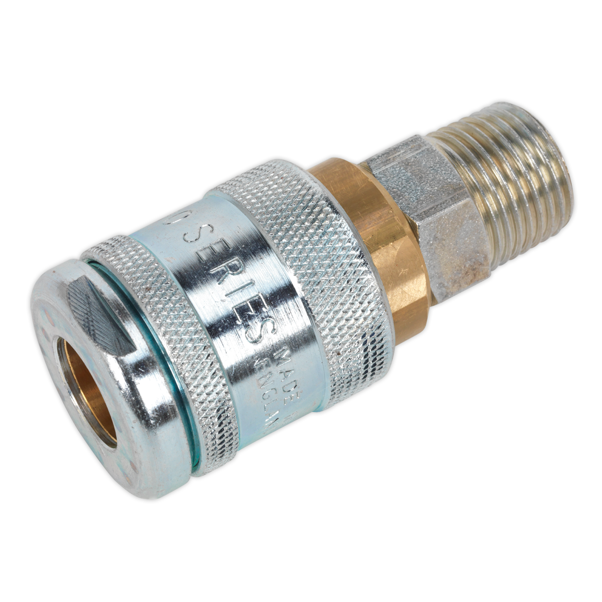 Sealey Coupling Body For Heavy Portable Tools Male Thread - 1/2" BSPT AC23