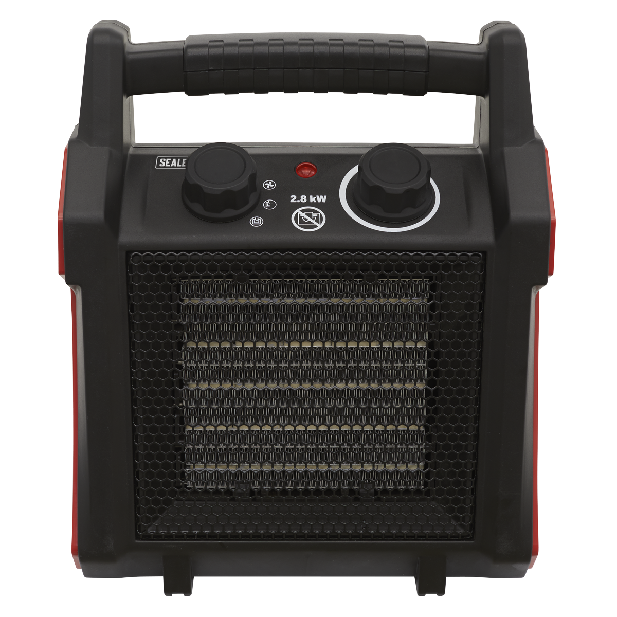 Sealey Industrial Ceramic Fan Heater With Thermostat Control 2800W Portable CH28