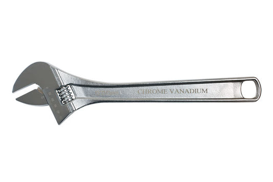 LASER 0167 Adjustable Spanner 380mm Chrome Vanadium Jaw Capacity 45mm Tool