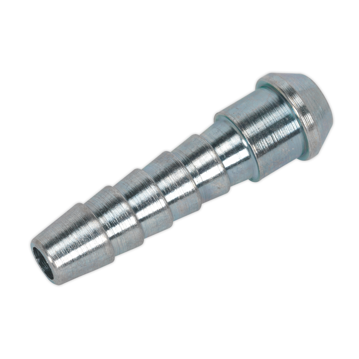 Sealey Coned Tailpiece 1/4" Hose - 1/4" BSP Union Nut Silver - Pack of 5 AC44