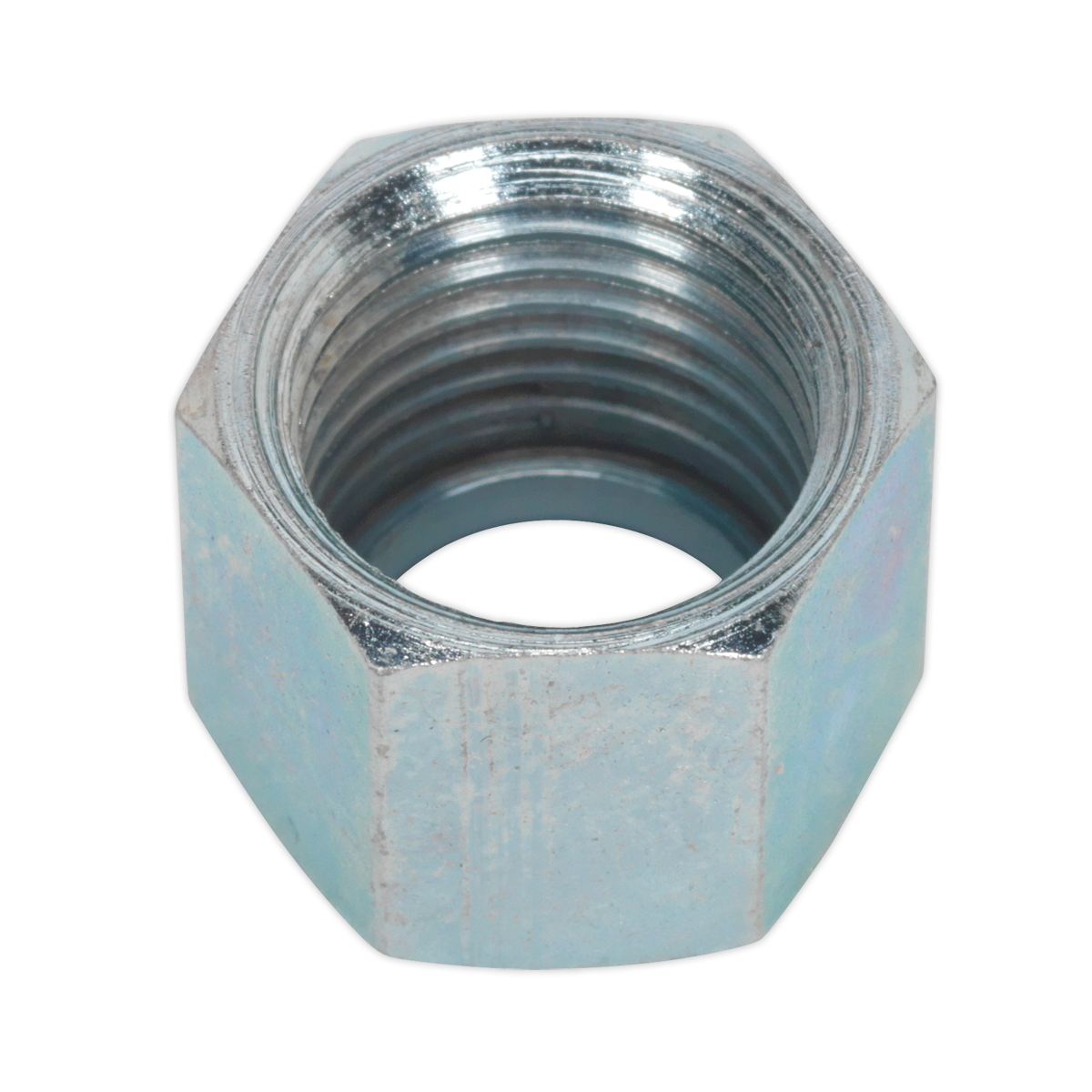 Sealey Union Nut For AC46 Coned Tailpiece 1/4" BSP Silver Pack of 3 Pieces AC52