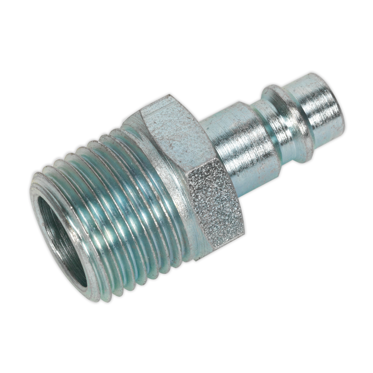 Sealey Screwed Adaptor Male 1/2" BSPT Hardened Steel Construction Pack of 2 AC84