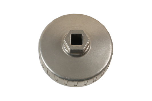 LASER 7259 Cup Style Oil Filter Wrench 84 mm x 15 Flutes Aluminum 1/2" Drive