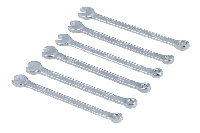 LASER 7265 Miniature Combination Spanner Set 3.2-5.5mm Chrome Vanadium Tools