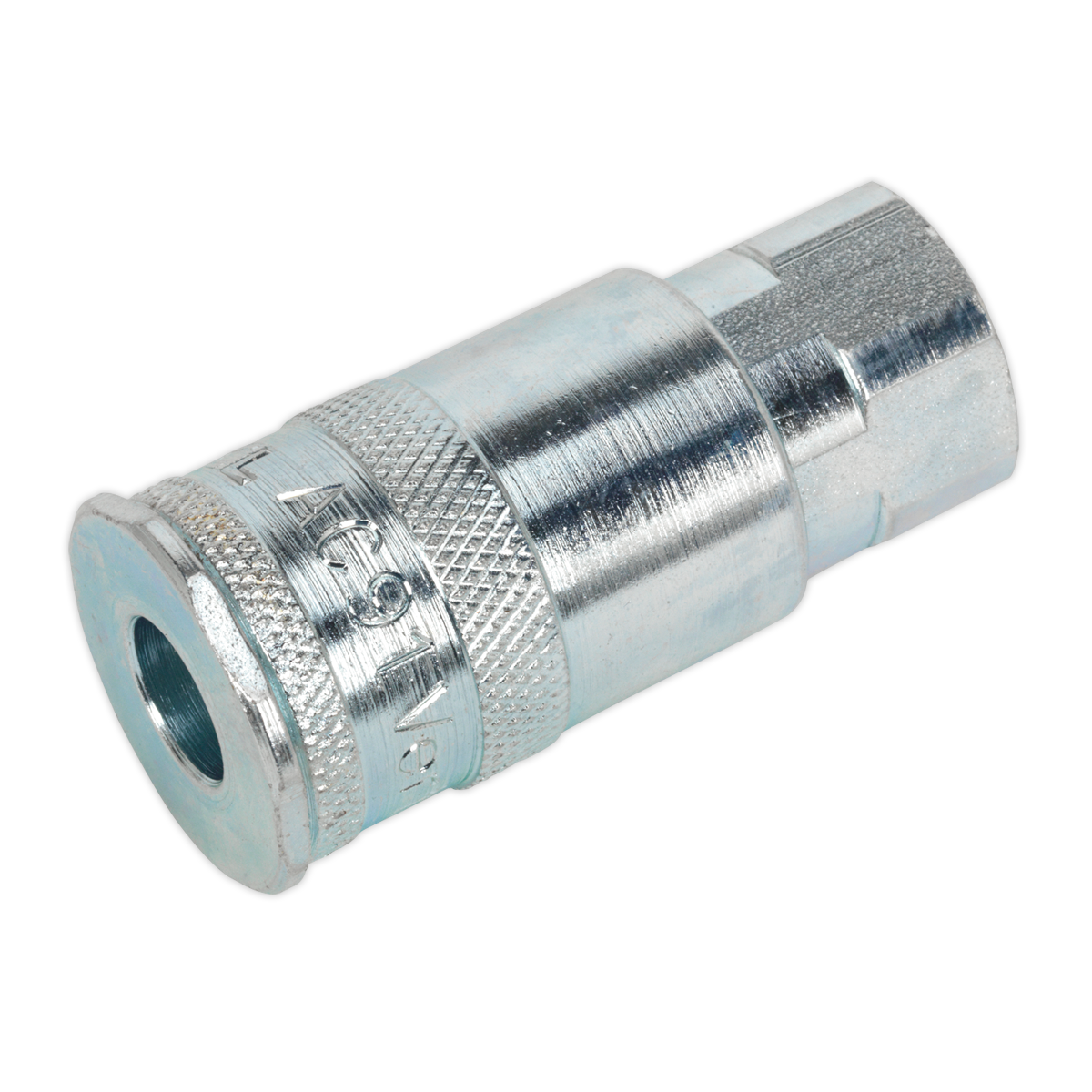 Sealey Coupling Body Slim Profile Female 1/4" BSP Silver Pack of 5 Pieces ACP15