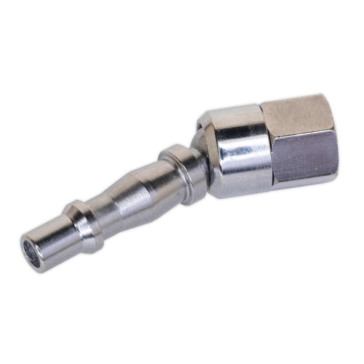 Sealey 1/4" BSP Swivel Screwed Female Adaptor 100 PSI 35-40 CFM Silver ACX91