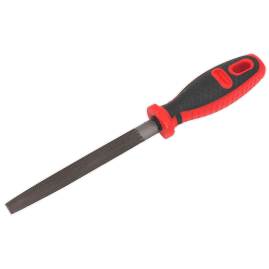 Sealey Half-Round Engineers File With Comfort Grip Handle 150mm Tool AK5801