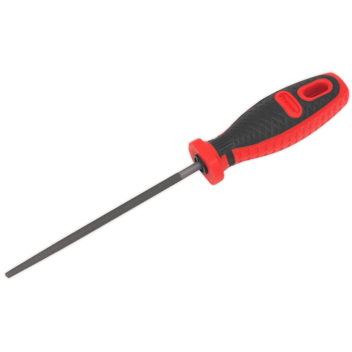 Sealey Round Engineers File Comfort Grip Handle With Hanging Hole 150mm AK5802