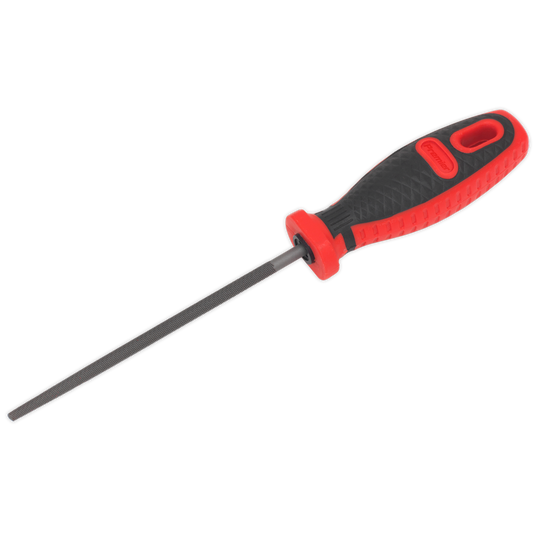 Sealey Round Engineers File Comfort Grip Handle With Hanging Hole 150mm AK5802