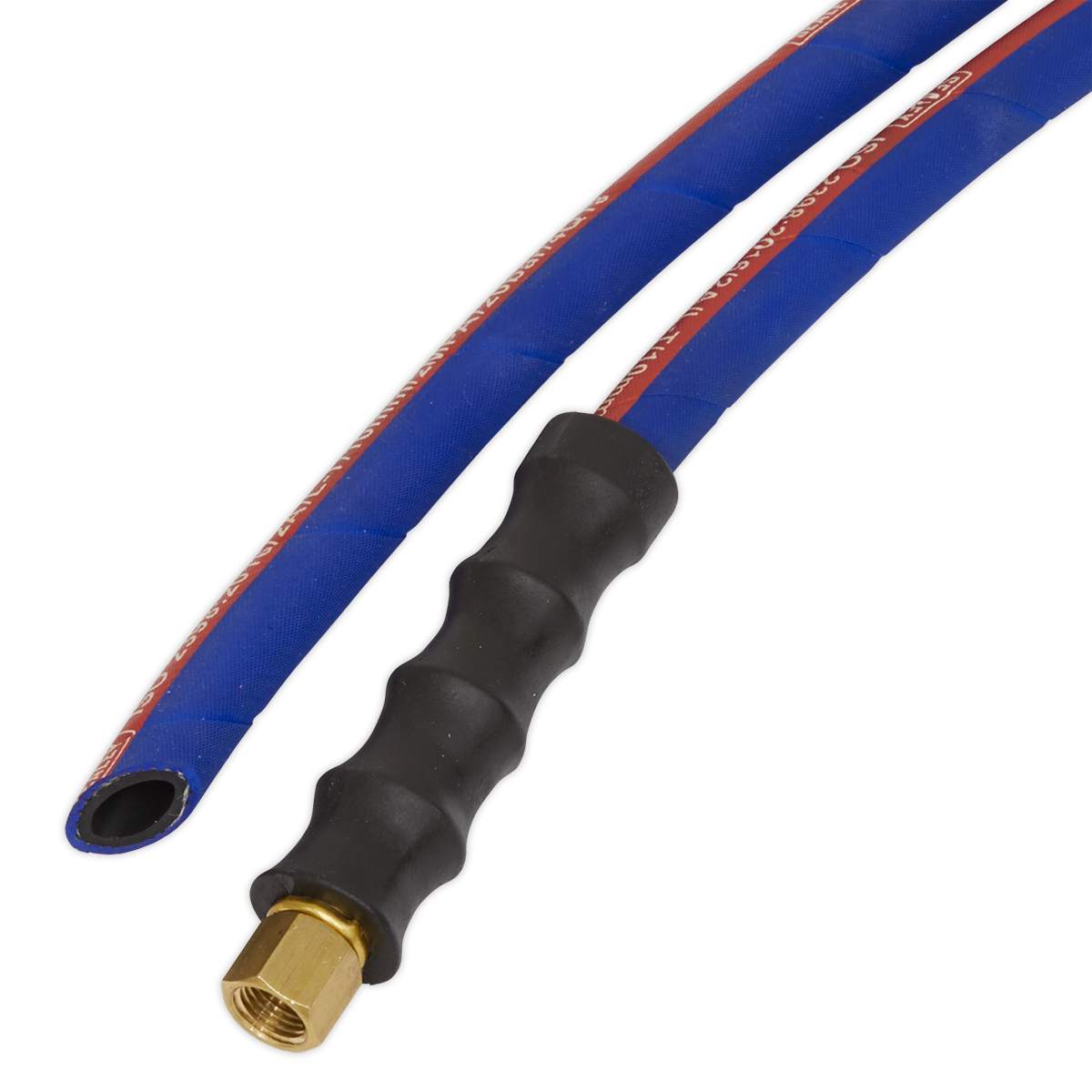 Sealey 10m x Ø8mm Extra Heavy Duty Air Hose With 1/4" BSP Unions EN 2398 AH10R