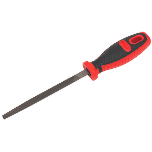 Sealey 150mm 3-Square Engineers File With Comfort Grip Handle Hand Tool AK5804