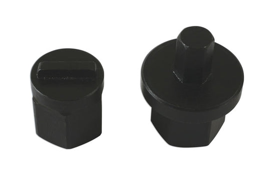 LASER 7282 Oil Drain Plug Socket Wrench Insert 17mm Hex Drive Steel For Kia