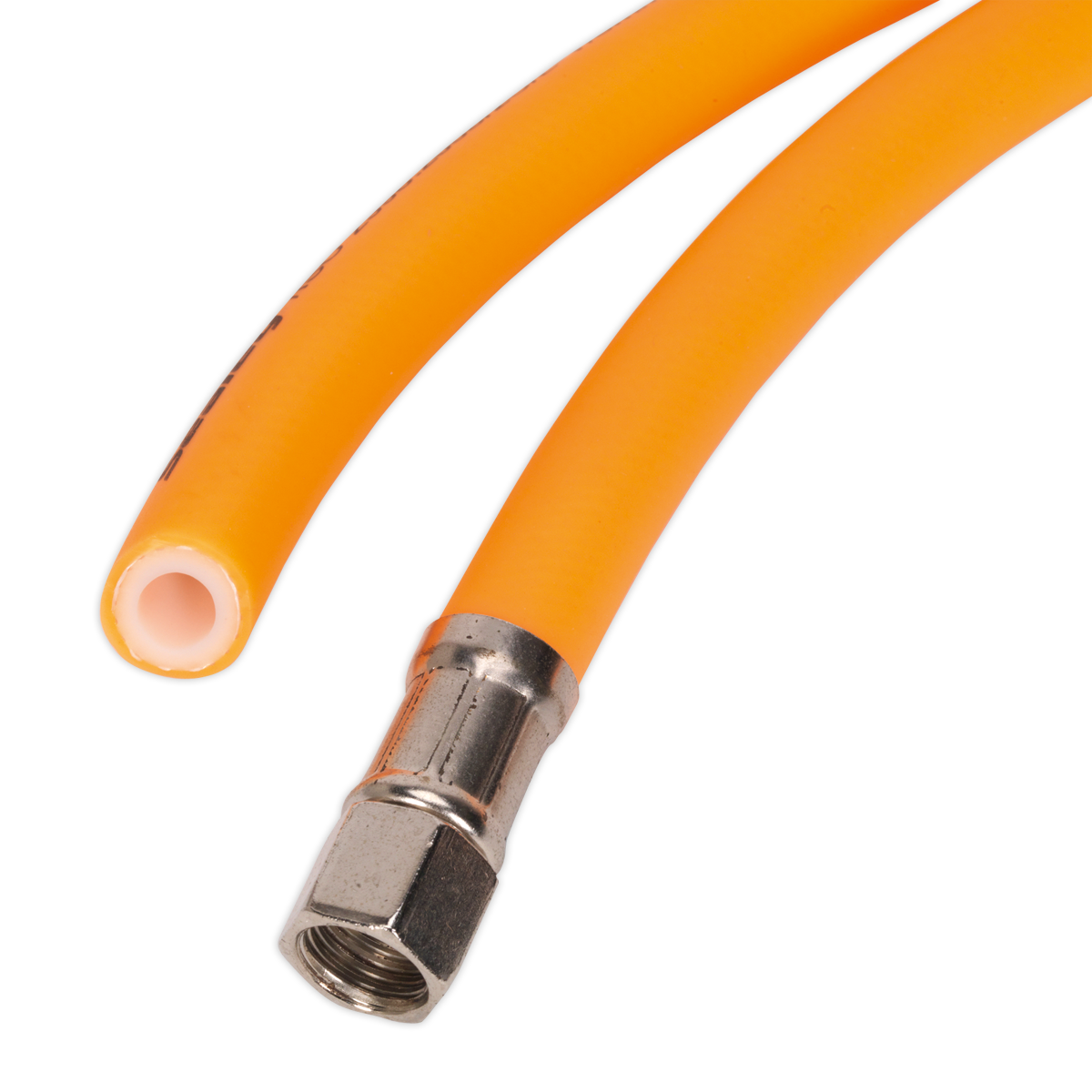 Sealey Air Hose 5m x 10mm Hybrid High Visibility With 1/4" BSP Unions AHHC538