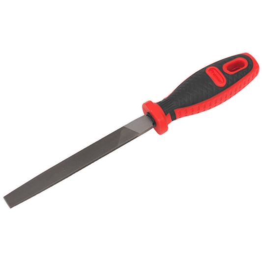 Sealey Flat Engineers File Comfort Grip Handle With Hanging Hole 150mm AK5805