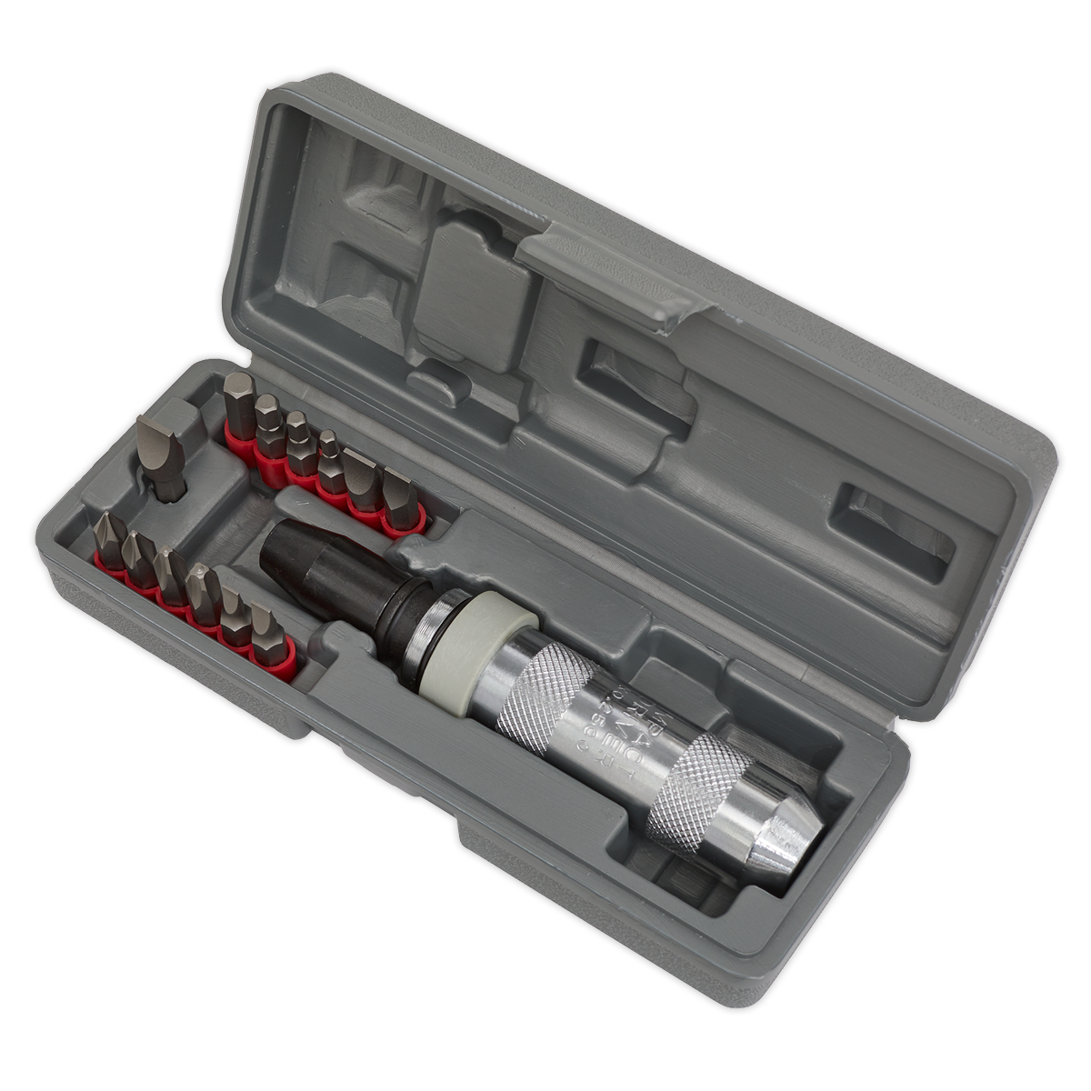 Sealey Impact Driver Set With Twist-Reverse Function Heavy Duty 15 Pieces AK208