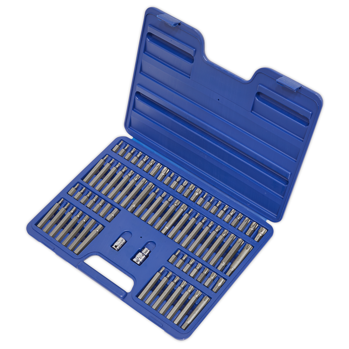 Sealey Mixed 3/8" & 1/2" Square Drive Screwdriver Bit Set 74 Piece AK21974