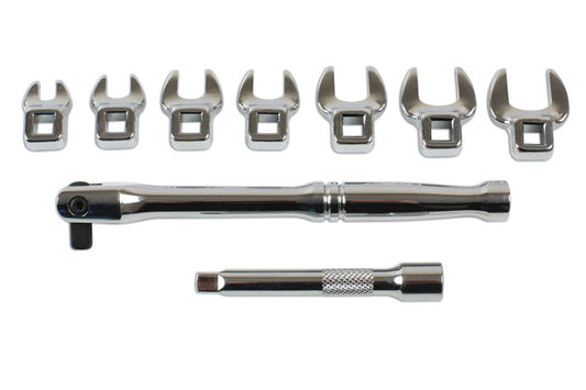LASER 7294 Brake Pipe Spanner Set 7-14mm Chrome Vanadium Steel In EVA Tray