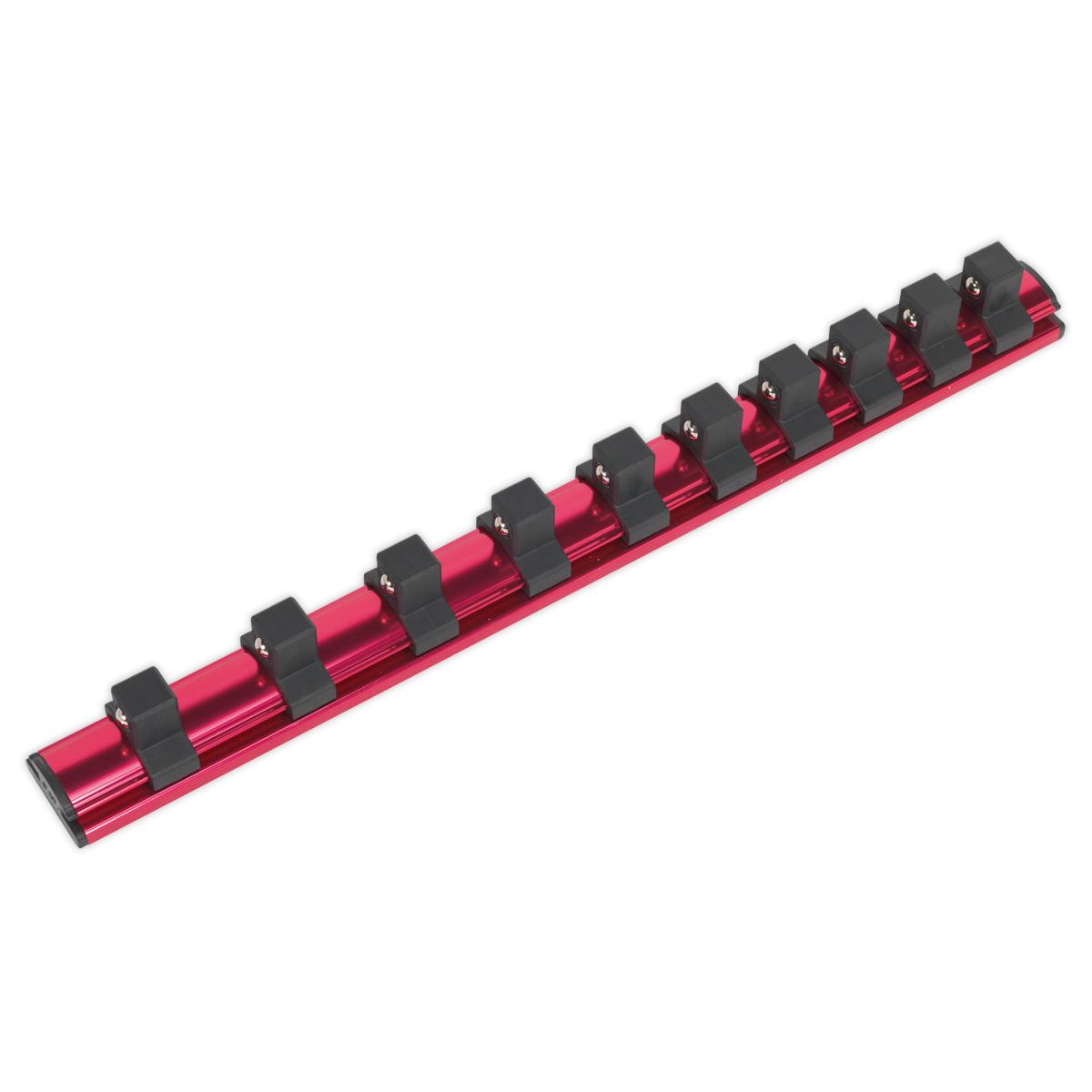 Sealey Socket Retaining Rail Magnetic 1/2" Square Drive 10 Clips AK27084