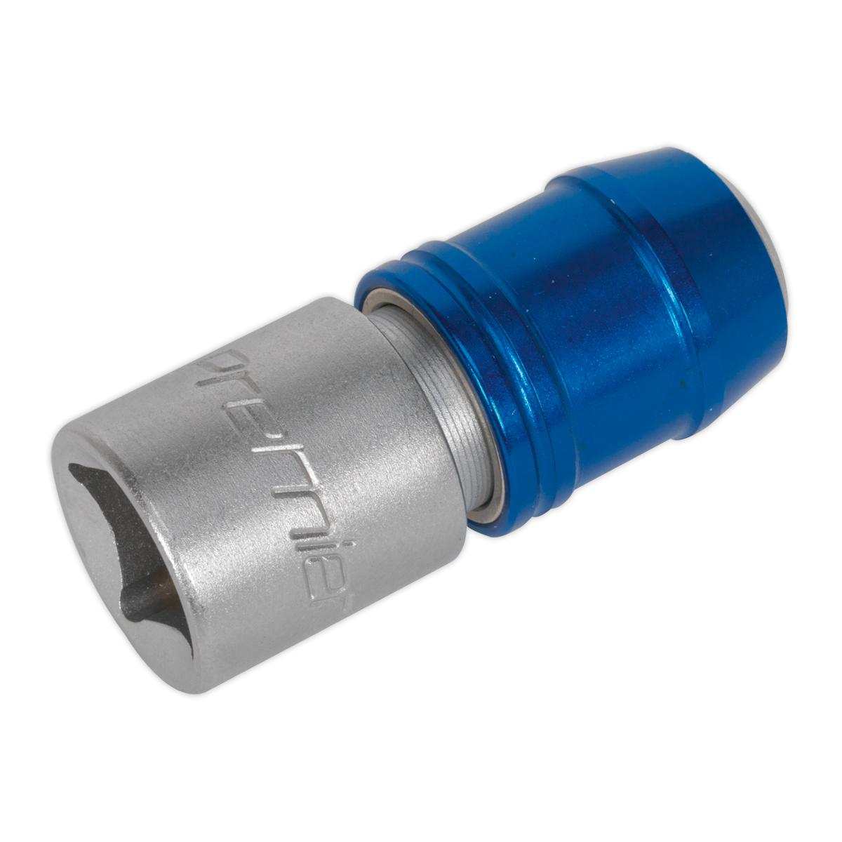 Sealey Quick Release Bit Adaptor 10mm 1/2" Square Drive Blue/Silver Tool AK2739