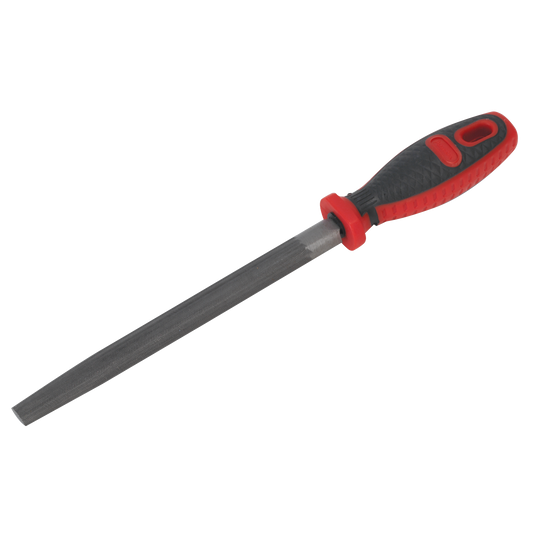 Sealey Premier Engineers File 200mm Smooth Cut Half Round Grip Handle AK5861