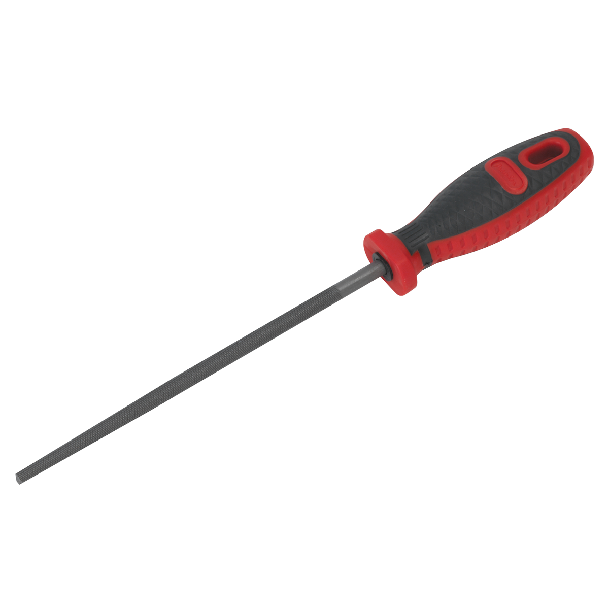 Sealey Smooth Cut Round Engineers File 200mm Comfort Grip Handle AK5862